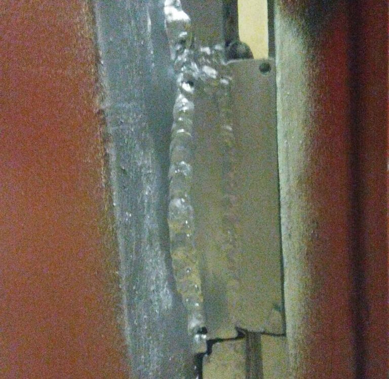 soldar puerta
